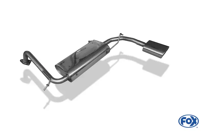 Fox Mitsubishi Lancer IV Stufenheck Endschalldämpfer - 160x80 Typ 53 Ausverkauf
