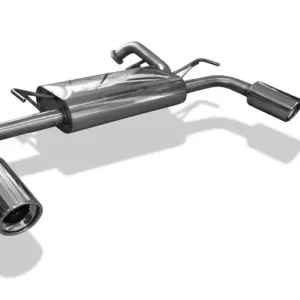 Markenprodukt Fox Mitsubishi Lancer CYO Stufenheck/ Sportback Benzin Endschalldämpfer quer Ausgang rechts/links - 1x100 Typ 17 rechts/links