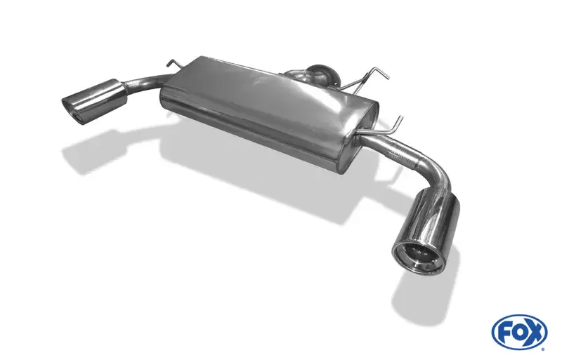 Markenware Fox Mitsubishi Lancer CYO - Stufenheck/ Sportback Endschalldämpfer quer Ausgang rechts/links - 1x100 Typ 17 rechts/links