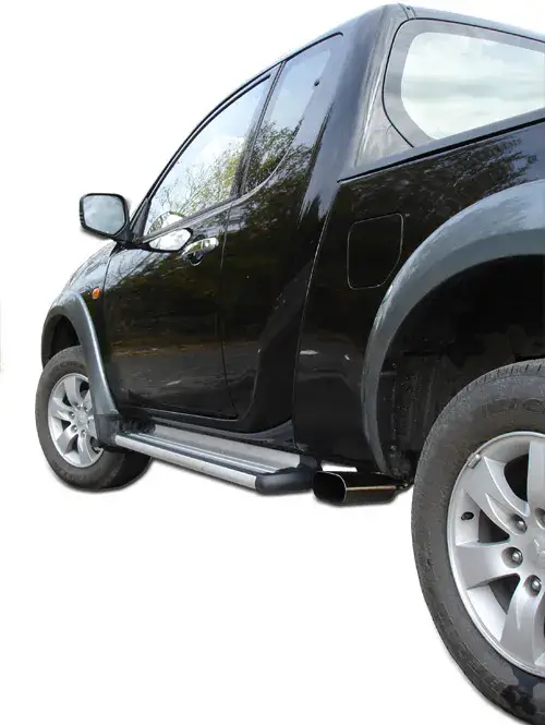 Nur Heute Fox Mitsubishi L200 Typ KAOT Fourcap 4-trg. Endschalldämpfer Sidepipe - 160x80 Typ 50