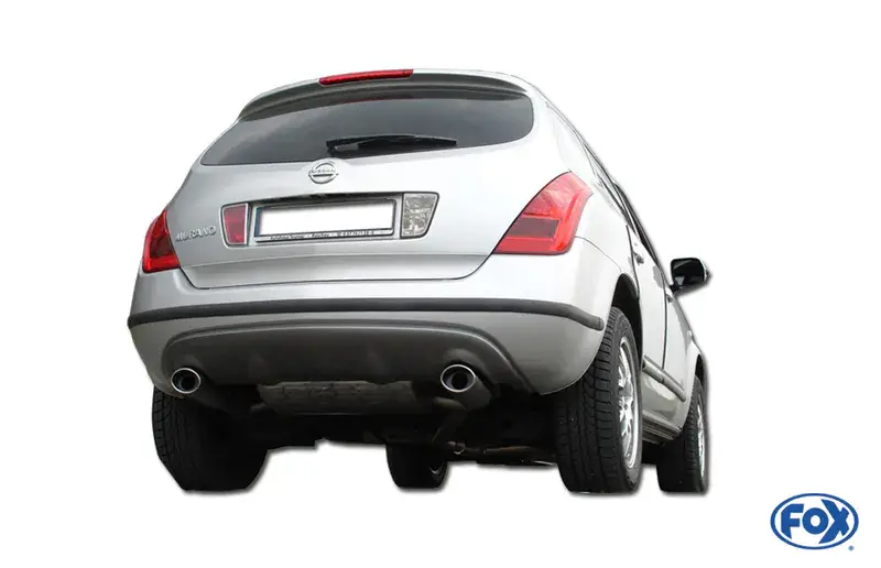 Fox Nissan Murano Z50 Endschalldämpfer Ausgang rechts/links - 140x90 Typ 32 rechts/links Rabatt
