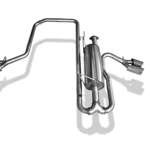 Top-Seller Fox Nissan Navara D40 - 3,0l dCi Endschalldämpfer Sidepipe, Ausgang rechts und links am Fahrzeug - 2x90 Typ 16 rechts/links