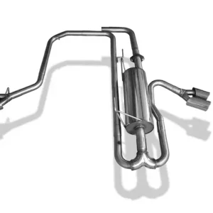 Fox Nissan Navara D40 - 2,5l dCi Endschalldämpfer Sidepipe, Ausgang rechts und links am Fahrzeug - 2x90 Typ 16 rechts/links Letzte Chance