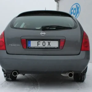 Fox Nissan Primera P12 Traveller Endschalldämpfer Ausgang rechts/links - 1x90 Typ 12 rechts/links Markenprodukt