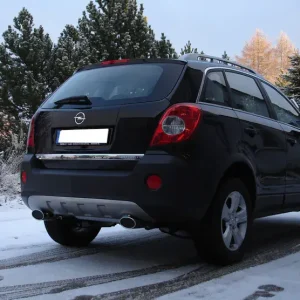 Schnäppchen Fox Opel Antara Endschalldämpfer quer Ausgang rechts/links - 140x90 Typ 33 rechts/links