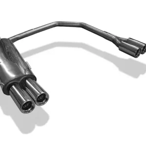 Fox Opel Astra F-CC Endschalldämpfer Ausgang rechts/links 3-Punkt-Aufhängung- 2x80 Typ 13 rechts/links Preisknaller