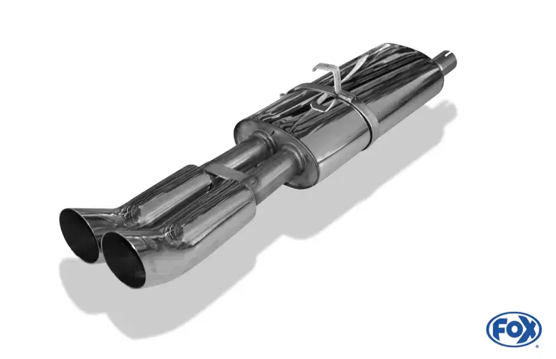 Fox Opel Astra F Stufenheck Endschalldämpfer 1-Punkt-Aufhängung - 2x76 Typ 18 Aktuell