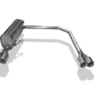 Sonderaktion Fox Opel Astra H/ Astra H GTC Turbo Endschalldämpfer Ausgang rechts/links Ø63,5mm - 2x76 Typ 13 rechts/links