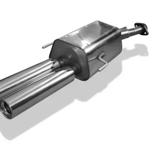 Markenware Fox Opel Astra G Stufenheck Endschalldämpfer Ø60mm - 2x80 Typ 13
