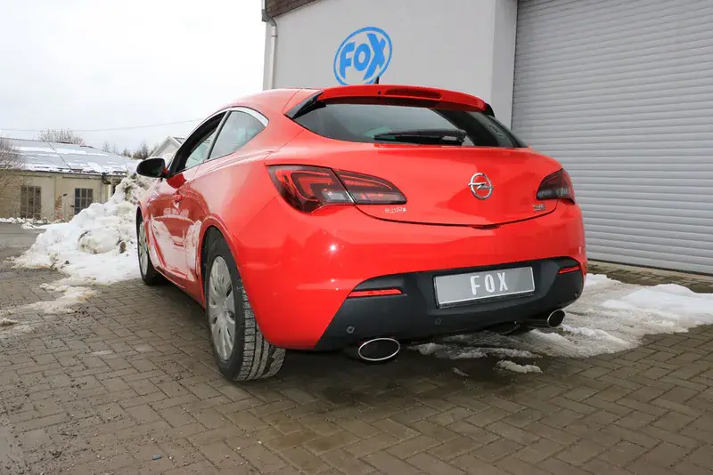 Fox Opel Astra J GTC Endschalldämpfer quer Ausgang rechts/links - 160x90 Typ 38 rechts/links Online Kaufen