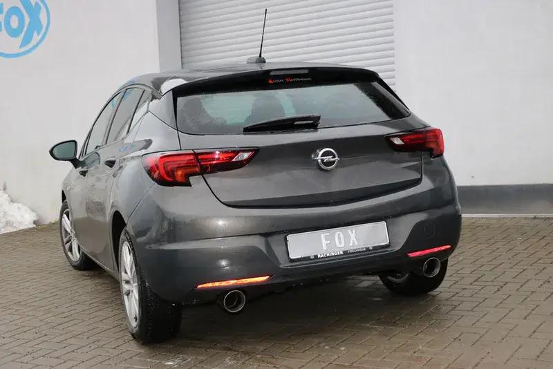Kracherpreis Fox Opel Astra K Schrägheck Endschalldämpfer quer Ausgang rechts/links - 1x100 Typ 25 rechts/links