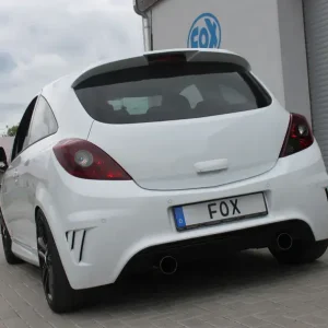 Fox Opel Corsa D - NRE-Edition Stoßstange Endschalldämpfer Ausgang rechts/links - 1x100 Typ 14 rechts/links Begrenztes Angebot
