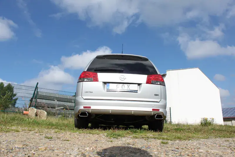 Finale Aktion Fox Opel Vectra C OPC Caravan Endschalldämpfer rechts/links - 142x78 Typ 61 rechts/links