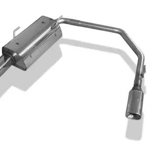 Expressversand Fox Peugeot 206 Schrägheck/ 206 CC Endschalldämpfer Ausgang rechts/links - 88x79 Typ 71 rechts/links