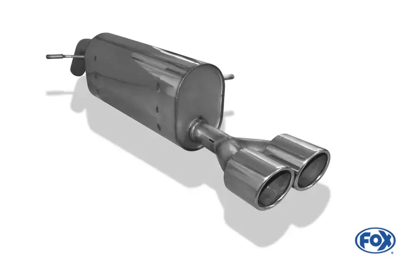 Fox Peugeot 207 RC Endschalldämpfer einseitig - 2x100 Typ 16 Online Kaufen