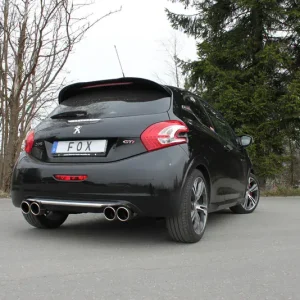 Neu Fox Peugeot 208 GTI Endschalldämpfer Ausgang rechts/links - 2x90 Typ 16 rechts/links