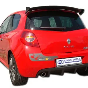 Fox Renault Clio III B Sport Endschalldämpfer quer Ausgang rechts/links - 1x76 Typ 17 rechts/links Preiswert