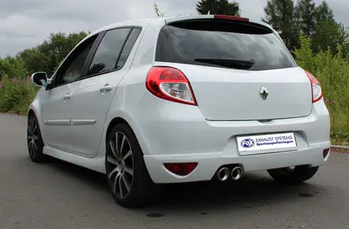 Neue Kollektion Fox Renault Clio III GT Endschalldämpfer - 2x90 Typ 17