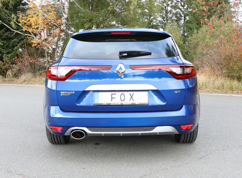 Online Kaufen Fox Renault Megane IV Grandtour Endschalldämpfer - 140x90 Typ 32
