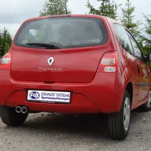 Fox Renault Twingo CNO Endschalldämpfer - 2x70 Typ 13 Mega-Angebot