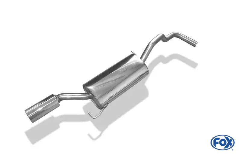 Expressversand Fox Seat Cordoba 6K, 6K/C/ VW Polo 6N Classic/ Variant Endschalldämpfer - 1x90 Typ 13