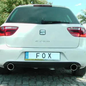 Fox Seat Exeo 3R/ 3R ST - 2,0l TFSI Endschalldämpfer rechts/links einflutig - 1x90 Typ 16 rechts/links Beliebt