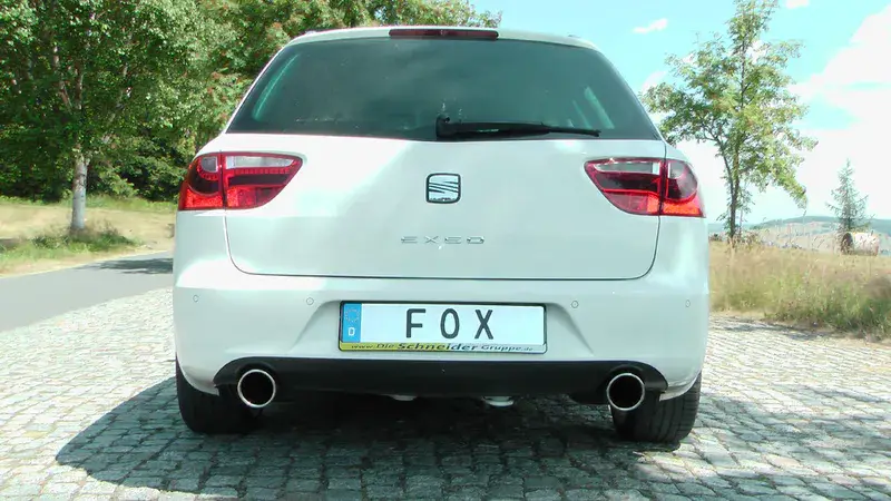 Fox Seat Exeo 3R/ 3R ST - 2,0l TFSI Endschalldämpfer rechts/links einflutig - 1x90 Typ 16 rechts/links Beliebt