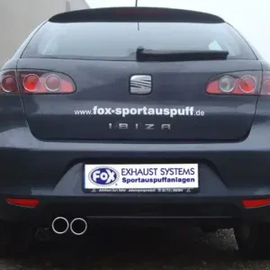 Fox Seat Ibiza Sport 6L Endschalldämpfer - 2x70 Typ 13 Zertifiziert
