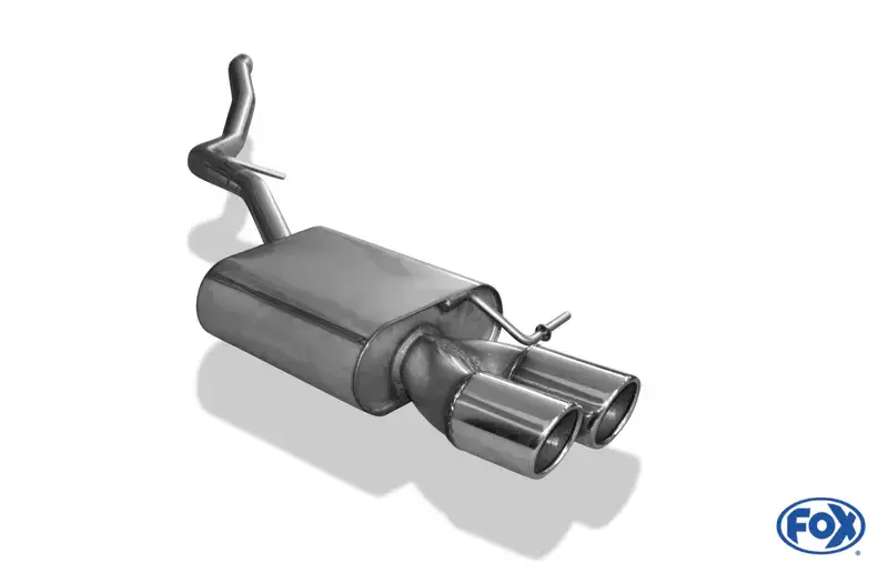 Fox Seat Leon 5F ST - Starre Hinterachse Endschalldämpfer - 2x90 Typ 16 Sonderaktion