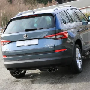 Kracherpreis Fox Skoda Kodiaq 4x4 Endschalldämpfer quer - 2x80 Typ 25 rechts/links - Endrohre unter der Stoßstange