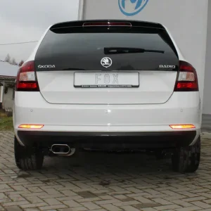 Fox Skoda Rapid Spaceback Endschalldämpfer - 150x70 Typ 52 Markenprodukt