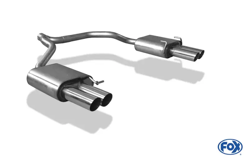 Schneller Versand Fox Skoda Octavia Typ 1Z Endschalldämpfer rechts/links - 2x76 Typ 10 rechts/links