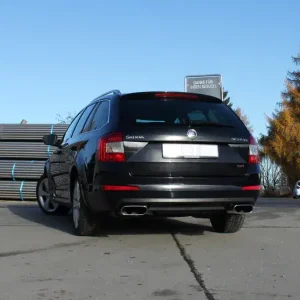 Markenware Fox Skoda Octavia 5E 4x4 Endschalldämpfer rechts/links - 220x80 Typ 49 rechts/links