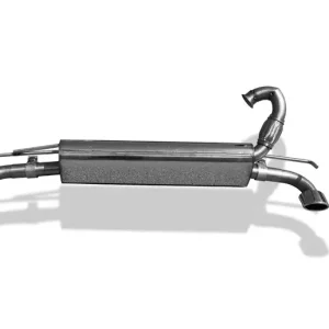 Fox Smart Fortwo 453 Endschalldämpfer quer Ausgang rechts/links inkl. Flexstück - 86x54 Typ 32 rechts/links Top-Angebot