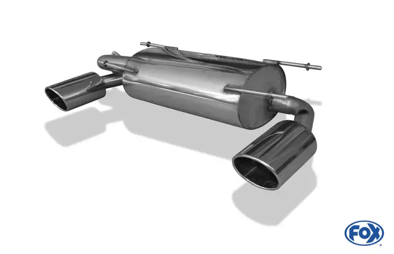Fox Subaru BRZ/ Toyota GT86 Endschalldämpfer quer Ausgang rechts/links - 129x106 Typ 32 rechts/links Heißes Angebot