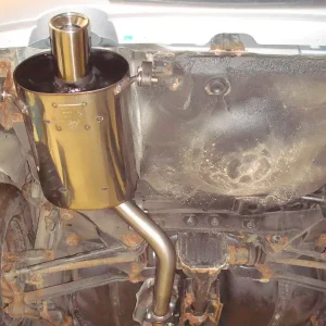 Zertifiziert Fox Subaru Impreza GD/ GG - Stufenheck/ Kombi Endschalldämpfer - 1x100 Typ 13