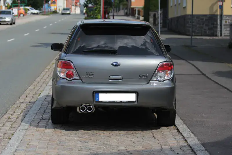 Fox Subaru Impreza Typ WRX/ STI Endschalldämpfer Ø70mm - 2x80 Typ 13 Top-Seller