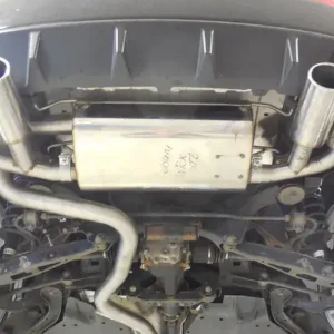 Aktuell Fox Subaru Impreza GHD Schrägheck Endschalldämpfer quer Ausgang rechts/links - 2x100 Typ 16 rechts/links