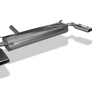 Günstig Fox Subaru SVX Endschalldämpfer quer Ausgang rechts/links - 130x50 Typ 52 rechts/links