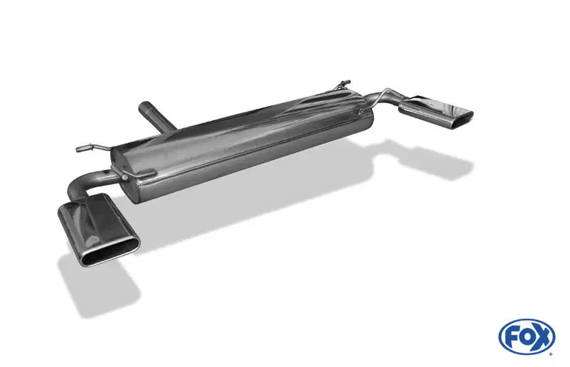 Günstig Fox Subaru SVX Endschalldämpfer quer Ausgang rechts/links - 130x50 Typ 52 rechts/links