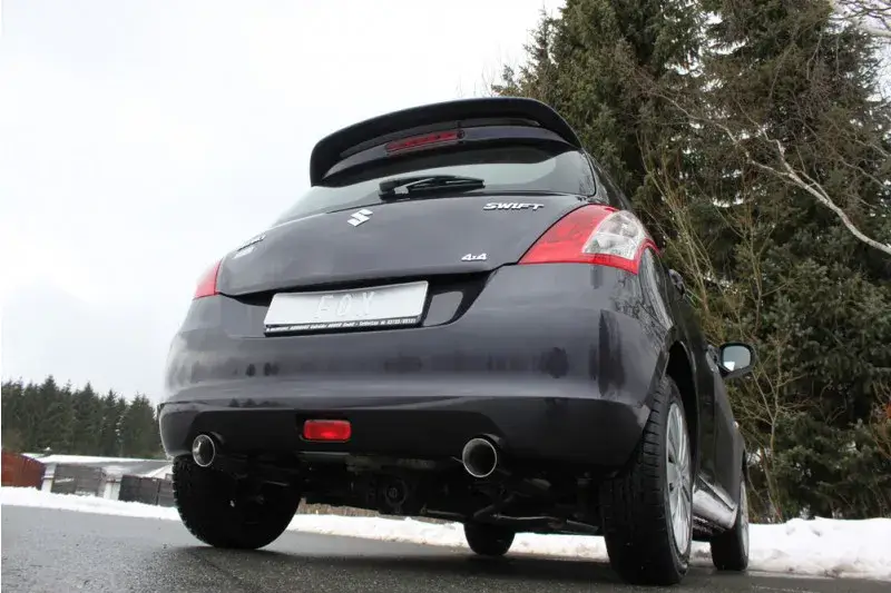 Jetzt Kaufen Fox Suzuki Swift Sport IV - 4x4 Endschalldämpfer Ausgang rechts/links - 1x90 Typ 25 rechts/links