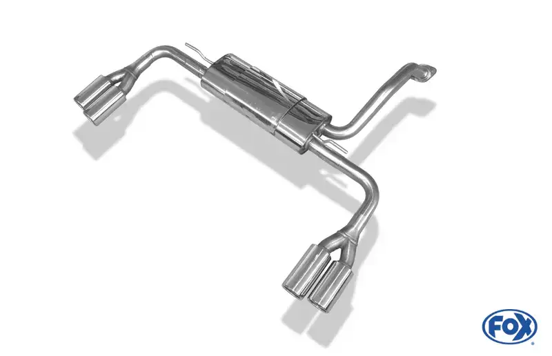 Markenprodukt Fox Toyota Auris Benzin Endschalldämpfer rechts/links - 2x80 Typ 13 rechts/links