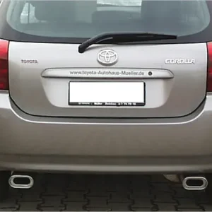Sonderangebot Fox Toyota Corolla E12 - Hatchback Endschalldämpfer Ausgang rechts/links - 135x80 Typ 53 rechts/links