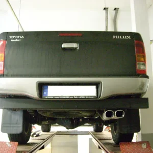 Kracherpreis Fox Toyota Hilux III KUN25 - Double Cap - Double Cap Endrohrsystem - 2x93x79 Typ 71