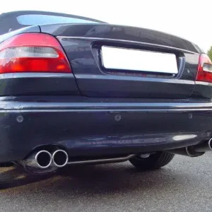 Fox Volvo C70 I - Coupe & Cabrio Endschalldämpfer Ausgang rechts/links - 2x80 Typ 12 rechts/links Preisknaller
