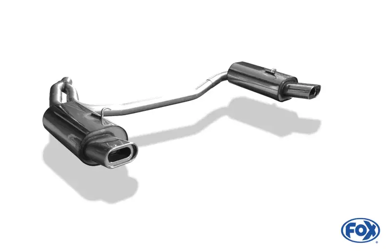 Fox Volvo C70 I - Coupe & Cabrio Endschalldämpfer Ausgang rechts/links - 135x80 Typ 53 rechts/links Bestpreis