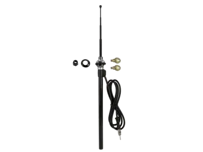Zertifiziert ACV Teleskopantenne AM/FM universal passiv schwarz Ø29mm