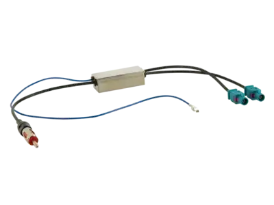 Garantierte Lieferung ACV Antennenadapter Fakra(m)(x2)>DIN(m) 12V Phantom LEONI lose