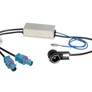Neu ACV Antennenadapter Fakra(m)(x2)>ISO(m) 12V Phantom
