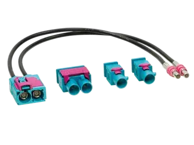 Top-Seller ACV Antennenadapter Fakra(m)(Set)>Fakra (f)(doppel) lose